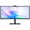 Монитор 34" SAMSUNG S34C650VAI ViewFinity S6 S65VC UWQHD Curved VA, 3440x1440, 100Hz, 5ms, 350сd/m, 3000:1, HDR10 | HDMI(2.0), DP(1.2), Type-C(PD-90W), 2xUSB3.0, RJ45 | HAS, Swivel, InPSU, Speakers, Cam, Vesa 100, Black (LS34C650VAIXCI)