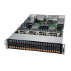 Платформа системного блока SuperMicro SYS-240P-TNRT 2U, 4x LGA4189 Xeon H-Series only, 48x DDR4 3200 DIMM, 24x 2.5" NVMe/SAS3/SATA3 drive bays 8 tray included , 4x PCI 3.0 x16 FHHL, 2x PCI 3.0 x8 FHHL, 2x 10G RJ45, 2x 10G SFP+ X710, 2x M.2 SATA/NVME 22110, 2x 2000W (420148)