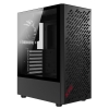 Корпус XPG VALOR AIR BLACK [VALORAIRMT-BKCWW] (Midi-Tower, черный, TG, 120mm fan*4) (VALORAIRMT-BKCWW плохая упаковка)