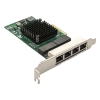 Сетевой адаптер ExeGate EXE-BCM5719 (PCI-E x4 v2.0, порты 4xRJ45, 10/100/1000Mbps, Gigabit Chipset B) (EX293453RUS)