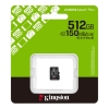 Карта памяти Kingston microSDXC 512GB Canvas Select Plus Memory Card SDCS3/512GBSP UHS-I U3 Class 10/V30/A1, w/o Adapter, 150Mb/s, RTL
