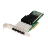 Сетевой адаптер Intel Intel® Ethernet Converged Network Adapter X710-DA4 4x SFP+ port 10GbE/1GbE, PCI-E v3 x4, VMDq. PCI-SIG* SR-IOV, w/o RDMA, Low Profile (081399)  (X710DA4G2P5)