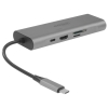 Концентратор Dahua 8-in-1 Docking station 8 in 1 USB 3.1 Type-C to USB 3.0 + HDMI + RJ45 + SD/TF + PD Docking Station (DH-TC38)