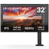 Монитор 31.5" LG 32UN880K-B IPS, 3840x2160, 60Hz, 5ms, 350сd/m, 1000:1, HDR10 | 2xHDMI(2.0), DP(1.4), Type-C(PD-60W), 2xUSB3.0 | HAS, Pivot, Swivel, ExPSU, Speakers, Vesa 100, Black (32UN880K-B.ARUZ)