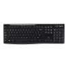 Клавиатура беспроводная Logitech K270 |920-003058| приемник Unifying, 2 батарейки AAA, RTL