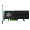Плата расширения HighPoint SSD7202,   PCIe 3.0 x8, Ports: 2x M.2 (2242/2260/2280), Board: LowProfile, Bootable, RAID: 0, 1 (SSD7202-212R1C)