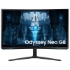 Монитор 32" SAMSUNG S32BG850NM Odyssey Neo G8  Curved VA, 3840x2160, 240Hz, 1ms, 350сd/m, 1000:1, HDR10 | 2xHDMI(2.1), DP(1.4), 2xUSB3.0 | HAS, Swivel, ExPSU, Vesa 100, Black bp (LS32BG850NMXUE плохая упаковка)