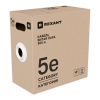 Кабель витая пара F/UTP, CAT 5e, PE, 4х2х0,52 мм, 24AWG, внешний, однопроволочный, черный, 305м (02-0027-R)