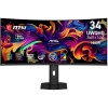 Монитор 34.18" MSI MAG 341CQP QD-OLED X28 Curved  QD-OLED, 3440x1440, 280Hz, 0,03ms, 250сd/m, 1500000:1, HDR | 2xHDMI(2.1), DP(1.4a), Type-C(PD-15W) | HAS, Swivel, InPSU, Vesa 100, Black (9S6-3DE39T-012)