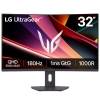 Монитор 31.5" LG 32G600A-B  Curved VA, 2560x1440, 180Hz, 1ms, 300сd/m, 3000:1, HDR10 | 2xHDMI(2.0), DP(1.4) | HAS, Swivel, ExPSU, Vesa 100, Black (32G600A-B.ARUQ)