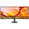 Монитор 34" LG 34U640B-B  Curved VA, 3440x1440, 144Hz, 5ms, 300сd/m, 4000:1, HDR10 | 2xHDMI(2.0), DP(1.4), Type-C(PD-65W), 2xUSB3.2 | HAS, ExPSU, Vesa 100, Black (34U640B-B.ARUZ)
