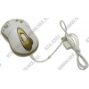 A4-Tech G-Cube3 Mini G-Laser Mouse <GLA-6SR-Golden Sunrise/Aloha> (RTL) USB 4btn+Roll уменьшенная