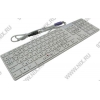Клавиатура OKLICK Multimedia Keyboard <555S> White <USB> 106КЛ+4КЛ  М/Мед <500842>