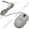 Genius ScrollToo 200 Oval Optical Mouse<White-Gray> (RTL)  USB 3btn+Roll, уменьшенная