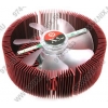 Thermaltake <CL-P0493> X5 Orb FX II /Red Cooler for Socket 775/AM2 (18дБ,1800об/мин,Al)