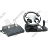 Руль Defender Forsage Turbo (Vibration, рулевое колесо,педали, 4поз.перекл.,10кн., 2 поз.рычаг КПП, USB) <64369>