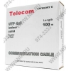 Кабель UTP 4 пары кат.6  типа <бухта 100м> типа PCNet