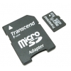Transcend <TS8GUSDHC6> microSDHC Memory Card 8Gb Class6  + microSD-->SD Adapter