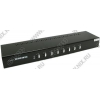 Multico <EW-K2308DU> 8-port DVI USB KVM Switch + 2-port USB2.0 Hub  with Cable (клав.USB+мышьUSB+DVI-I+Audio)(1/2ч)