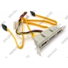 GigaByte <12CF1-3SATPW-11R> планка портов 2eSATA, 1Big + Переходник питания (1big ->1SATA)+кабель 1eSATA ->1SATA