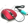 Genius Ergo 300 Optical (1200dpi) Ruby  (RTL) 3btn+Roll USB&PS/2