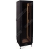 NT PRACTIC PLUS / МGLASS 42-66 B Шкаф 19" напольный, чёрный 42U 600*600, дверь стекло-металл (3ч)