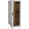 NT PRACTIC PLUS / МGLASS 33-68 G Шкаф 19" напольный, серый 33U 600*800, дверь стекло-металл (3ч)