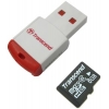 Transcend <TS8GUSDHC6-P3>Micro SecureDigital High Capacity(microSDHC)Memory Card 8Gb Class6+USB MicroSDHC Reader