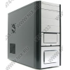 Miditower GMC H-60 <B> Silver&Black ATX  450W  (24+4+2x6пин)