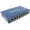 NETGEAR <GS108GE> 8-port ProSafe Gigabit Desktop Switch  (8UTP 10/100/1000Mbps)