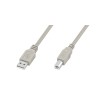 Шнур LUXMANN USB A Plug - B Plug серый (452-00x-4)
