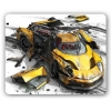 Коврик для мыши PC Pet Yellow car MP-GM02 Gamer рисунок (MP-GM02YC GAMER (YELLOW CAR)) (мин.кол.5)
