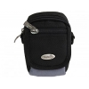 Маленькая сумочка с 3 карманами Digitex nylon black/grey DCACBPG-02-BL, size: 8*7*12 cm