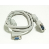 Кабель-удлинитель VGA (m) VGA (f) 1.8м феррит.кольца серый