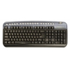 Клавиатура Oklick 320M черный/синий PS/2+USB Multimedia