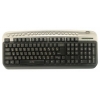 Клавиатура Oklick 320M черный/серебристый PS/2+USB Multimedia