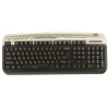 Клавиатура Oklick 330M черный/серебристый PS/2+USB Multimedia