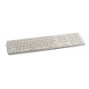 Клавиатура Oklick 555S белый USB slim Multimedia