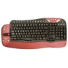 Клавиатура Oklick 780L  черн./красн ммедиа (USB+PS/2)+ USB порт