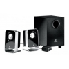 Колонки Logitech LS21 2.1 черный 7Вт (980-000056)