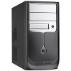 Корпус LinkWorld 437-04 black/silver 350W mATX USB Audio AirDuct 24pin