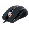 Мышь A4 X-710BK черный оптическая (2000dpi) USB игровая (6but) (X-710BK USB)