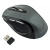 Мышь Oklick 404MW Lightgrey/black cordless Laser (800/1600dpi) USB Nano Receiver 4-way scroll