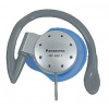 Наушники Panasonic RP-HS111E-S клипсы лёгкие водонепроницаемые спорт серебристо-синие