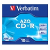 Диск CD-R Verbatim 700Mb 52x Jewel case (10шт) (43327) (мин.кол.10)