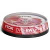 Диск DVD-RW TDK 4,7Gb 6x Cake Box (10шт)