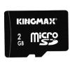 Флеш карта microSD 2Gb Kingmax KM02GMCSD2A + 2 adapters