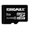 Флеш карта microSDHC 8Gb class4 + 1 adapter Kingmax