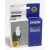Картридж струйный Epson T007 C13T00740210 черный x2уп. (10мл) для Epson St Ph 870/790/890/900/915/1270/1290