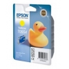 Картридж струйный Epson T0554 C13T05544010 желтый (8мл) для Epson R240/RX420/RX520